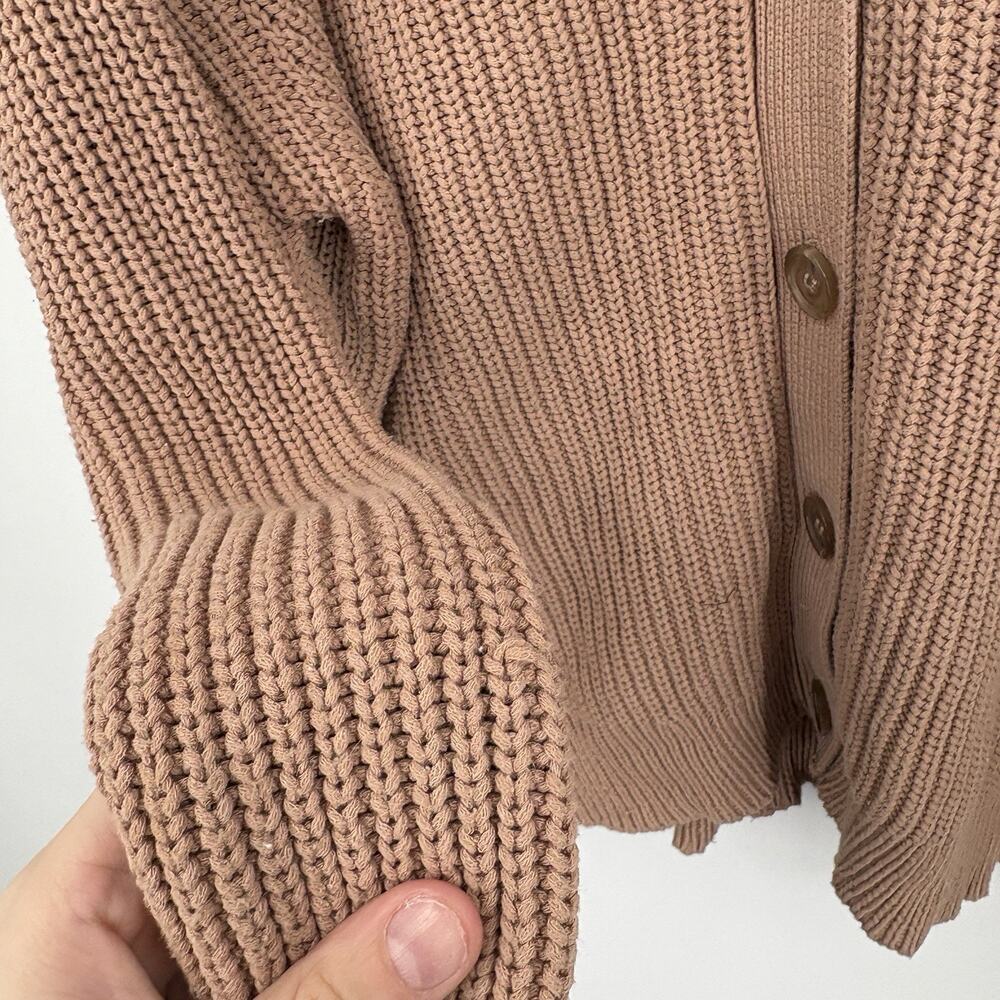 Jenni Kayne Cotton Cocoon Cardigan Womens Small Capsule Quiet Luxury Oversized - Picture 7 of 9